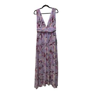 LULUS Women Floral Gown LARGE